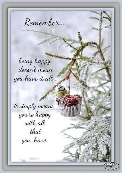 be happy