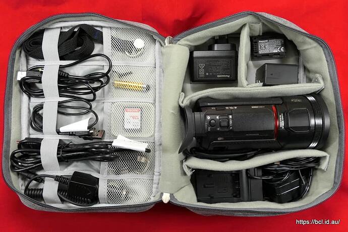 250315 005 Camcorder Bag and Accessories