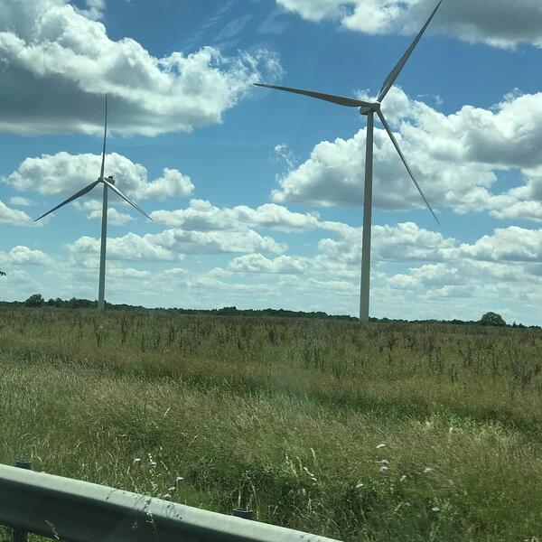 wind turbines