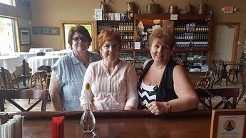 Marcia, Peg at Woodstock