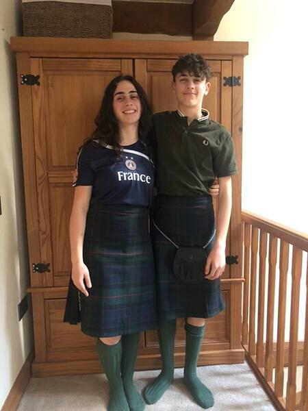 Lani and Luke. Gunn Patriots