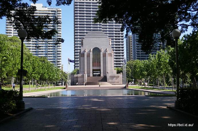 241030 013 Sydney Hyde Park War Memorial