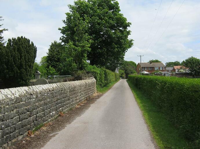 G3 Track Alongside Graveyard-Tarmac