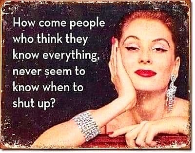 shut up