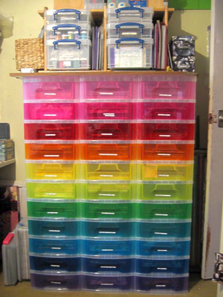 Rainbow drawers
