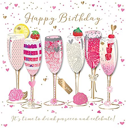 Birthday prosecco