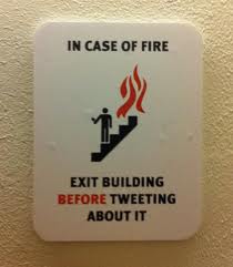In case of fire-Exit