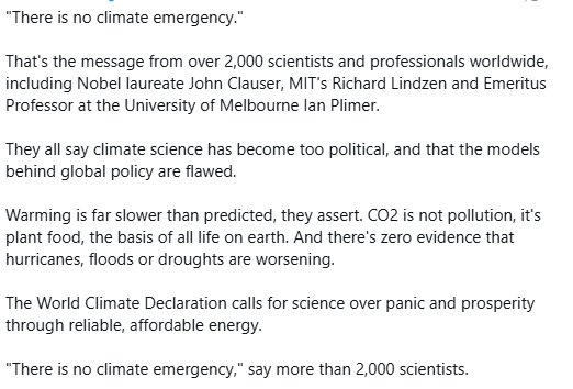 No Climate Emergency